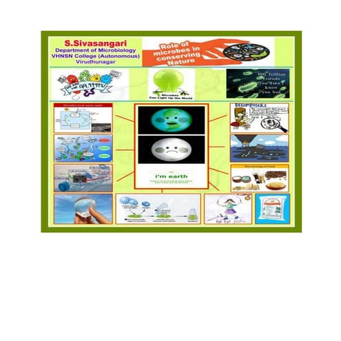 ROLE OF MICROBES IN CONSERVING NATURE