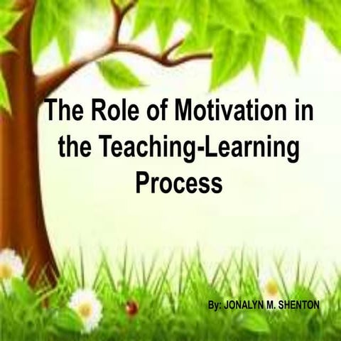 Role of motivation