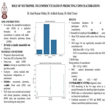 ROLE OF NEUTROPHIL TO LYMPHOCYTE RATIO IN PREDICTING (1).pptx