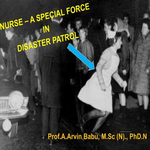 Role of nurse in disaster preparedness Prof. Dr. Maheswari Ganesan | PPT