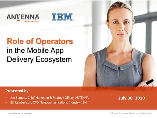 Role of Operators in the Mobile App Delivery Ecosystem