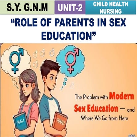 S.Y. G.N.M - Role of parents in sex education.pptx