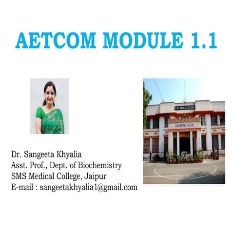 Attitude, ethics & communication (aetcom) Module 1.1: What does it mean ...