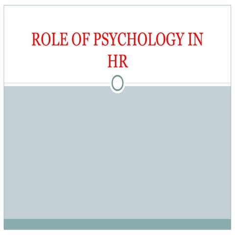 role of psychology in hr- ppt.pptx