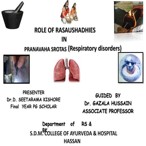 Role of rasaushadhies in respiratory disorders
