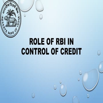 role of rbi in control of credit project.pptx