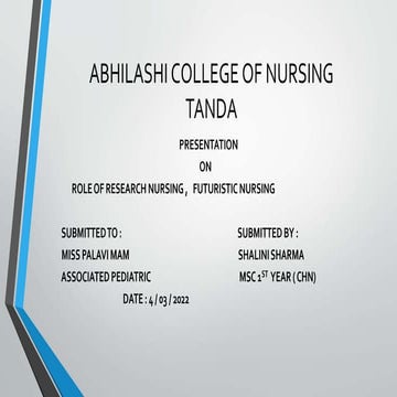 ROLE OF RESEARCH, AND MANAGEMENT IN NURSING.pptx