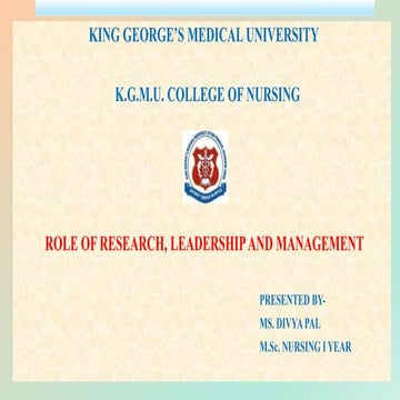 ROLE OF RESEARCH, LEADERSHIP AND MANAGEMENT.pptx