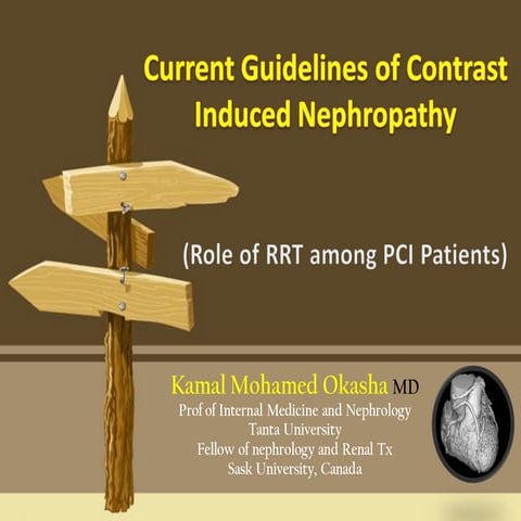 Role of RRT among PCI patients