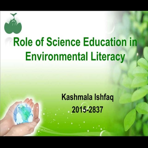 Role of science education