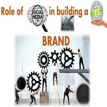 Role of social media in Building a brand