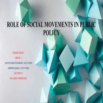 ROLE OF SOCIAL MOVEMENTS IN PUBLIC POLICY.pptx