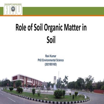 Role of Soil Organic Matter in soil.pptx