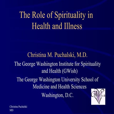 Role Of Spirituality In Health Illness