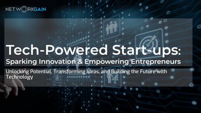 Role of Tech in Startups - especially women inspirers