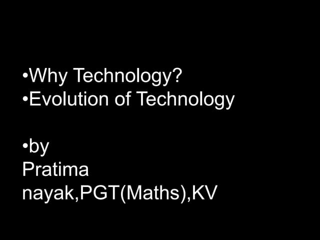 Role of technology in mathematics
