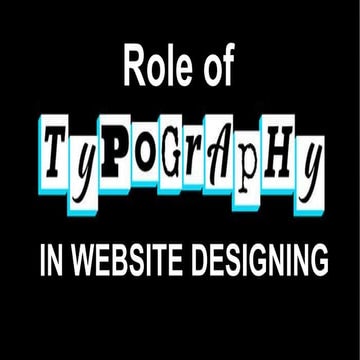 Role of Typography In Website Designing Exclusive Blogs.pptx