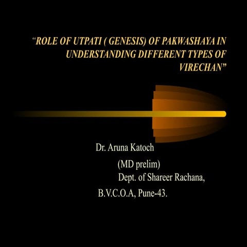 Role of utpati ( genesis)