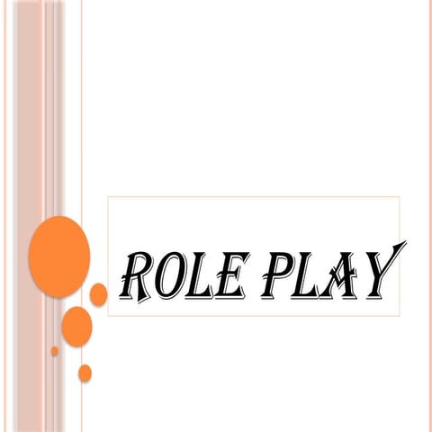 ROLE PLAY in nursing education in nursing