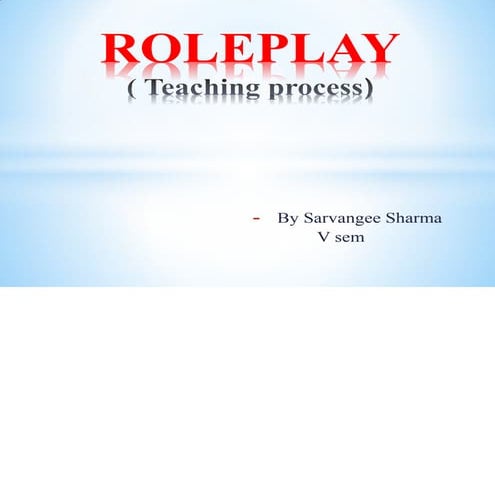 ROLE PLAY | PPTX