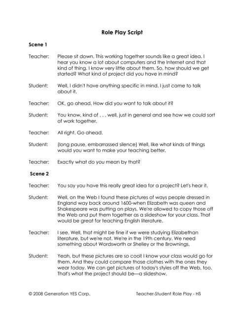Play Scripts
