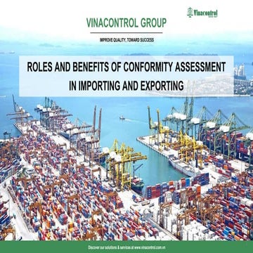 Roles and Benefits of Conformity Assessment | PDF