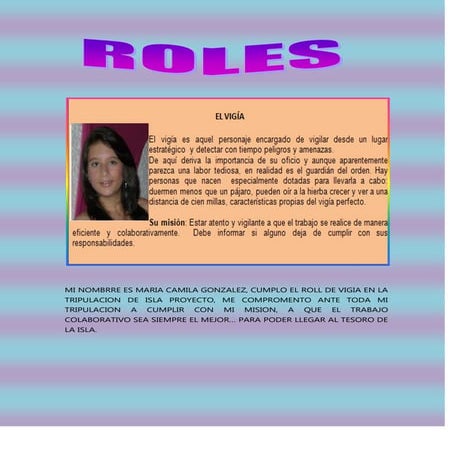 Roles de la Tripulación 