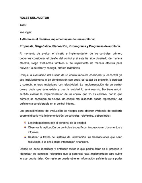 Fases de la auditoria administrativa | PDF