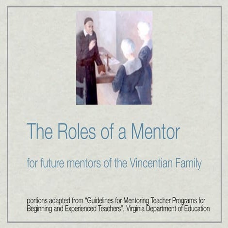 Roles Of A Mentor | ZIP