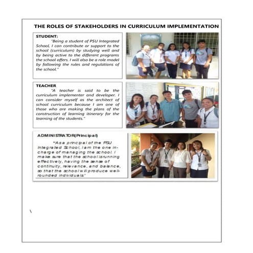 ROLES OF STAKEHOLDERS IN CURRICULUM IMPLEMENTATION.docx
