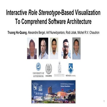 Interactive Role Stereotype-Based Visualization To Comprehend Software Archit...