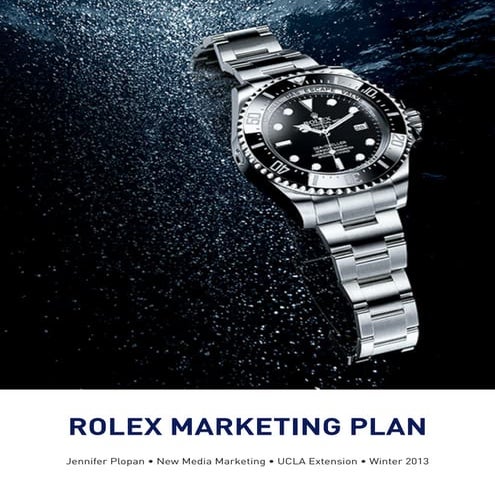 Rolex Marketing Plan