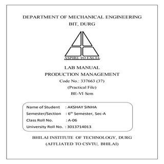 Rolex Wrist Watch production manage...