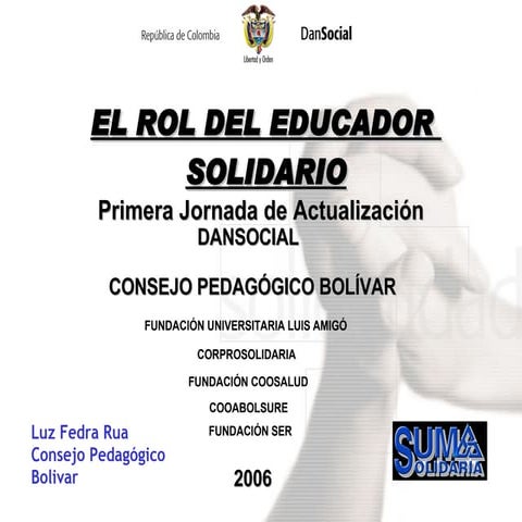 Roll Del Educador En El Modelo Solidario Ok