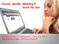 Social media: Making it work for you