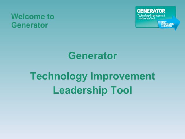 Generator | PPT