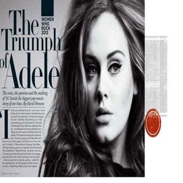 Rolling Stone Double Page Spread