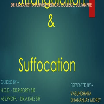 SUFFOCATION | PPTX