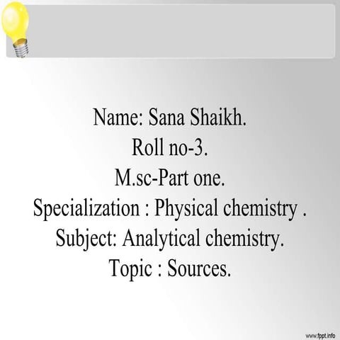 spectroscopy sources 