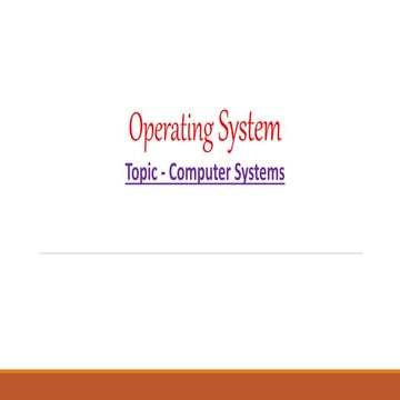 Operating system | PPT