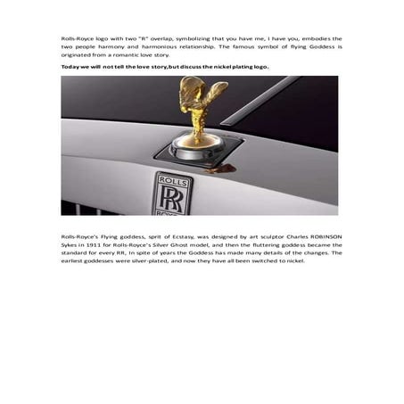 Rolls royce  nickel plating logo