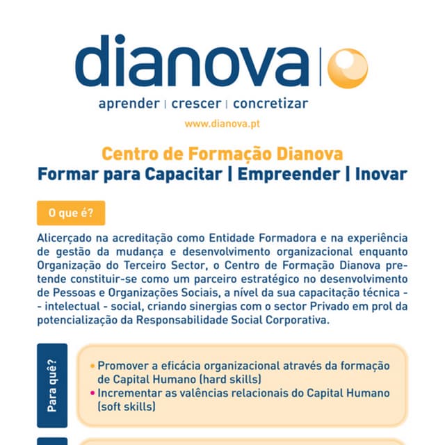 Centro de Formaçao Dianova