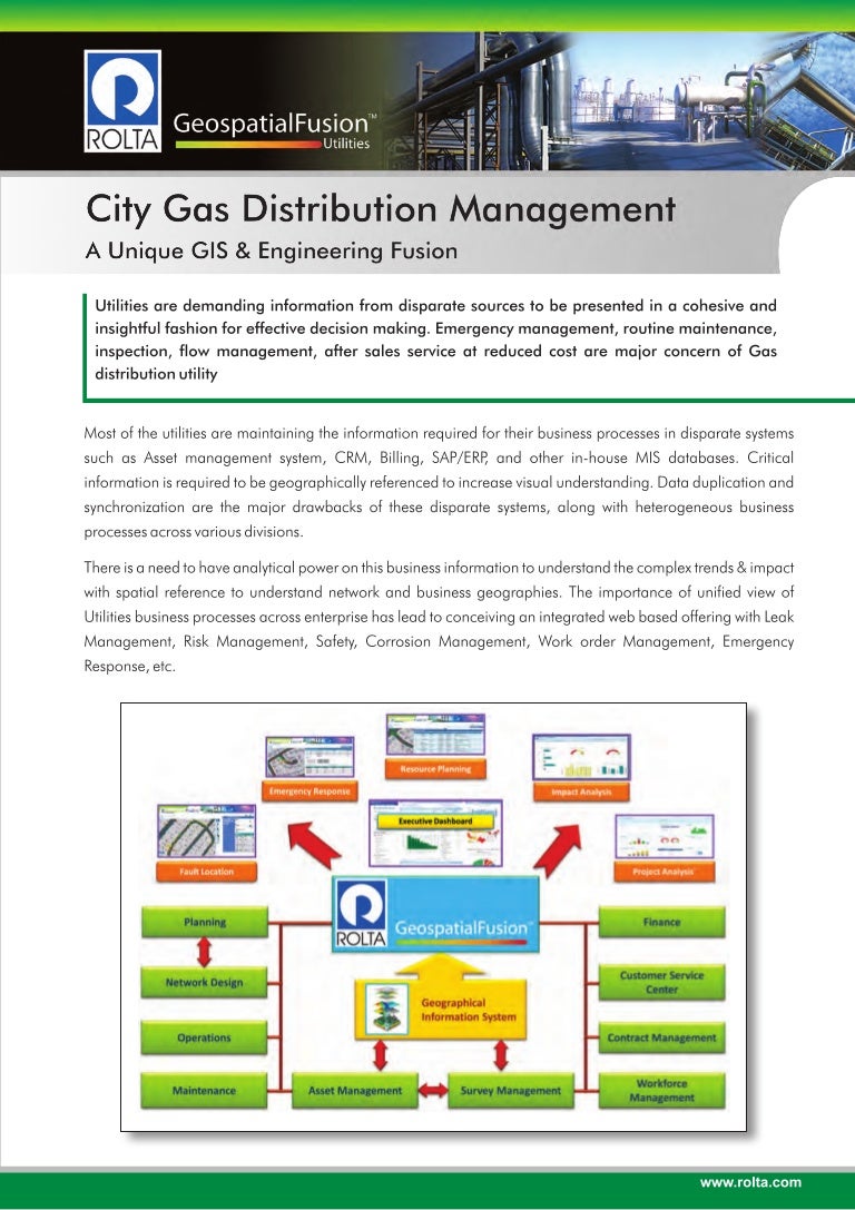 City Gas Distribution Management a GIS and engineering fusion by Rol…