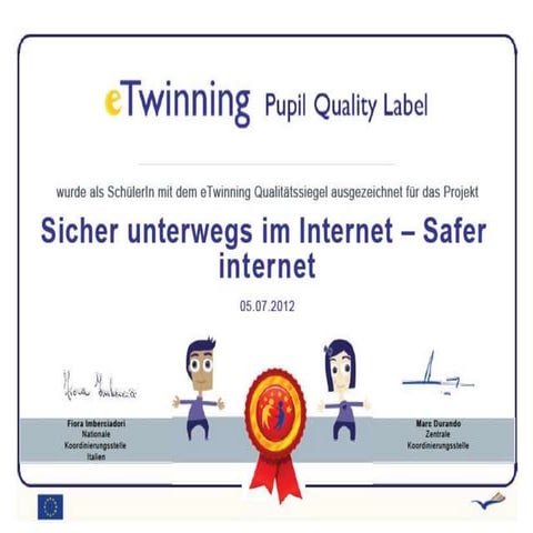 Sicher Unterwegs Im Internet Safer Online Pptx