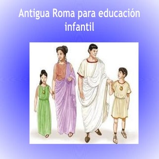 Antigua Roma para Educación Infantil