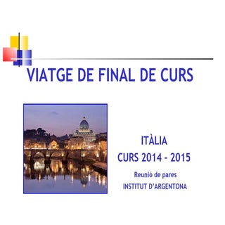 Fi de curs a Roma 2015