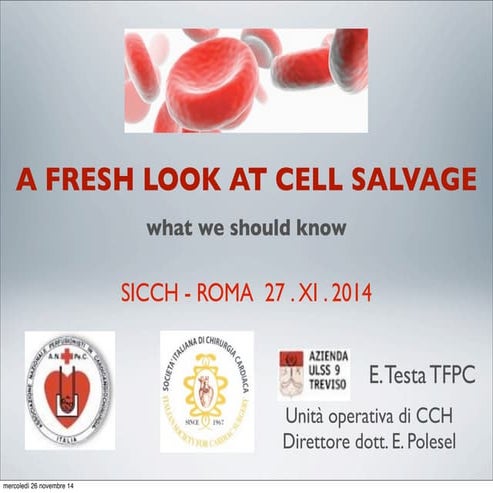 A fresh look at cell salvage