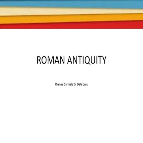 Roman antiquity
