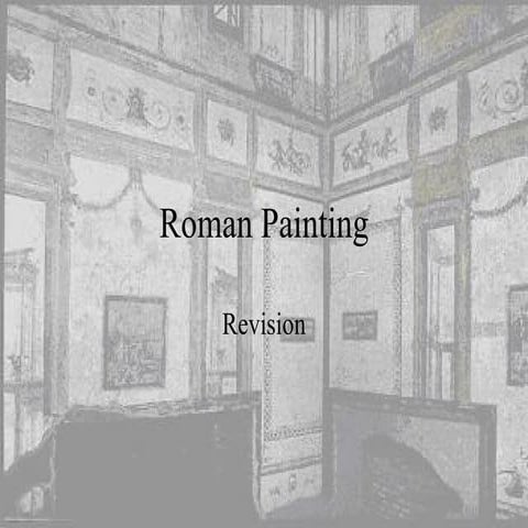 Roman Painting