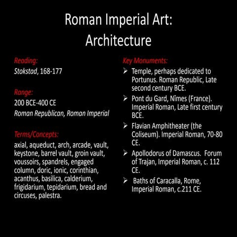 Roman architecture